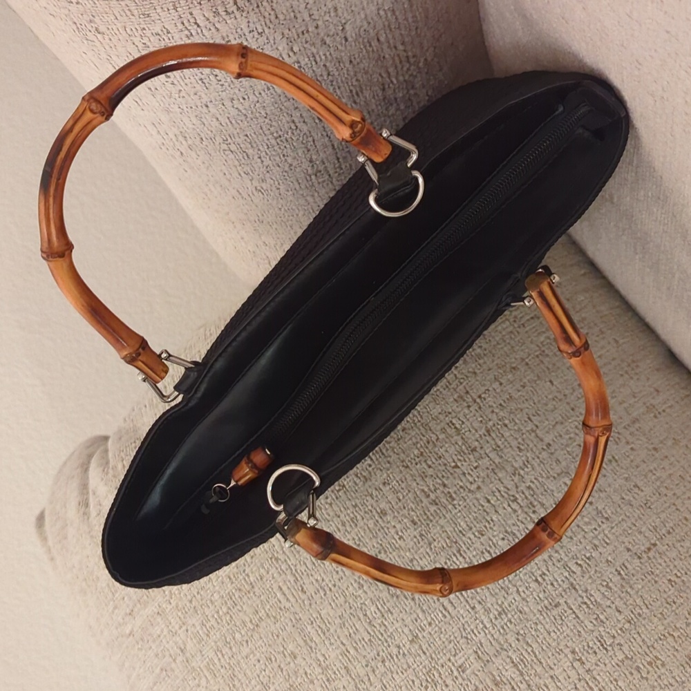 Gucci Diana Bamboo Black Satchel with Accessories - Picture 10 of 16